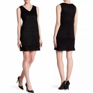 CeCe Women’s Sheath Dress Lace Pleats Sleeveless Size 2P‎